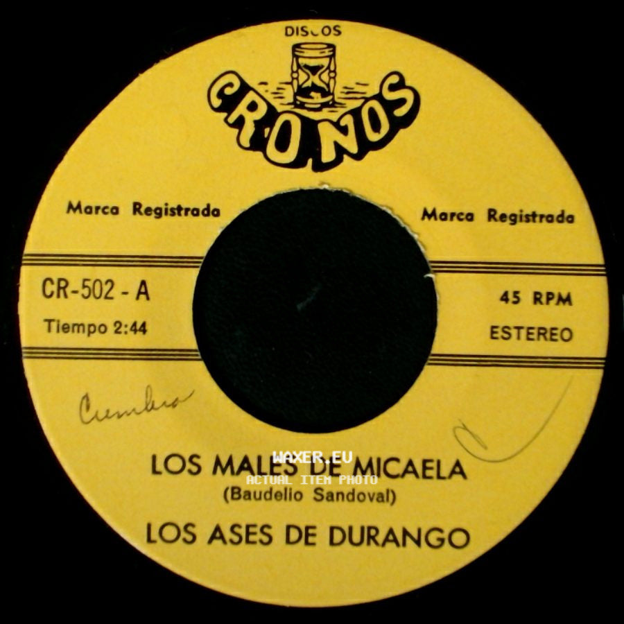 Los Ases De Durango - El Negro Jose / Los Males De Micaela side B