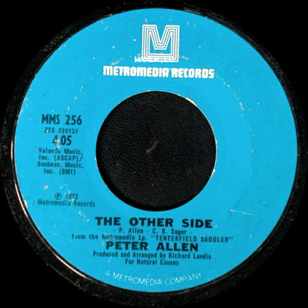 Peter Allen - The Other Side / Just Ask Me I Been There side A