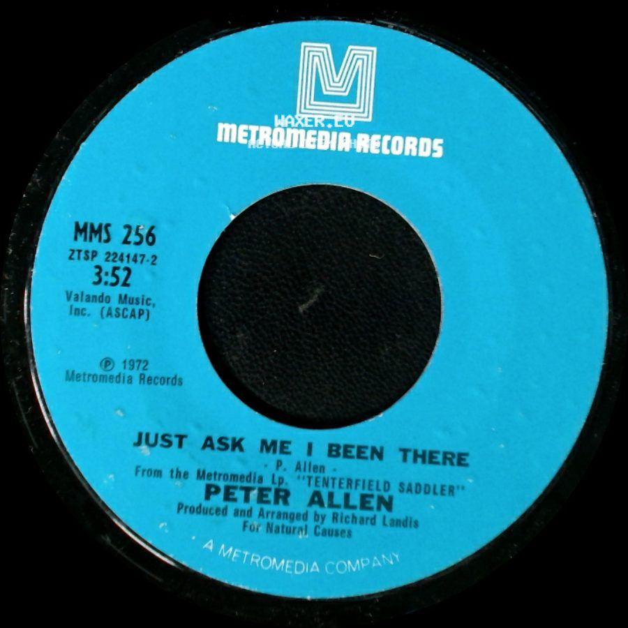 Peter Allen - The Other Side / Just Ask Me I Been There side B