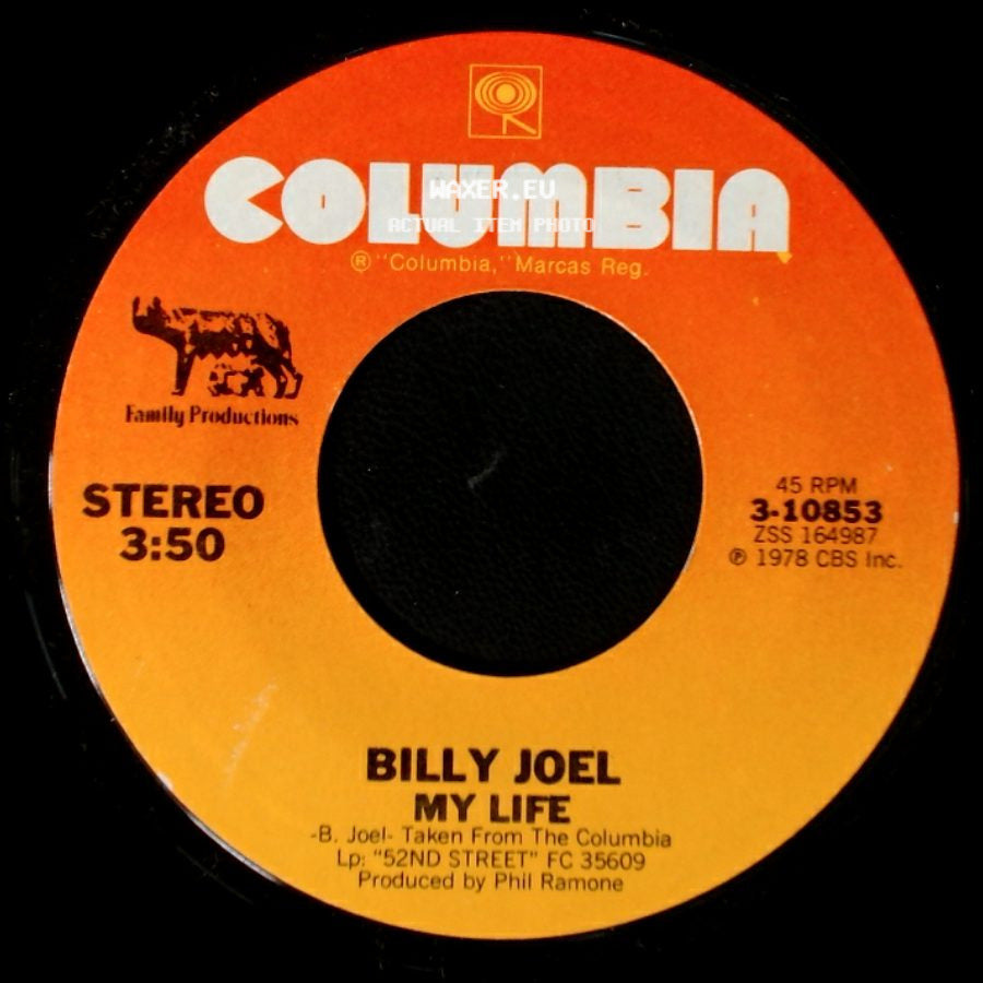 Billy Joel - My Life / 52Nd Street side A