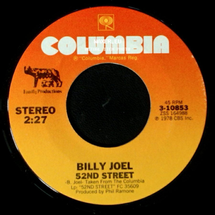 Billy Joel - My Life / 52Nd Street side B