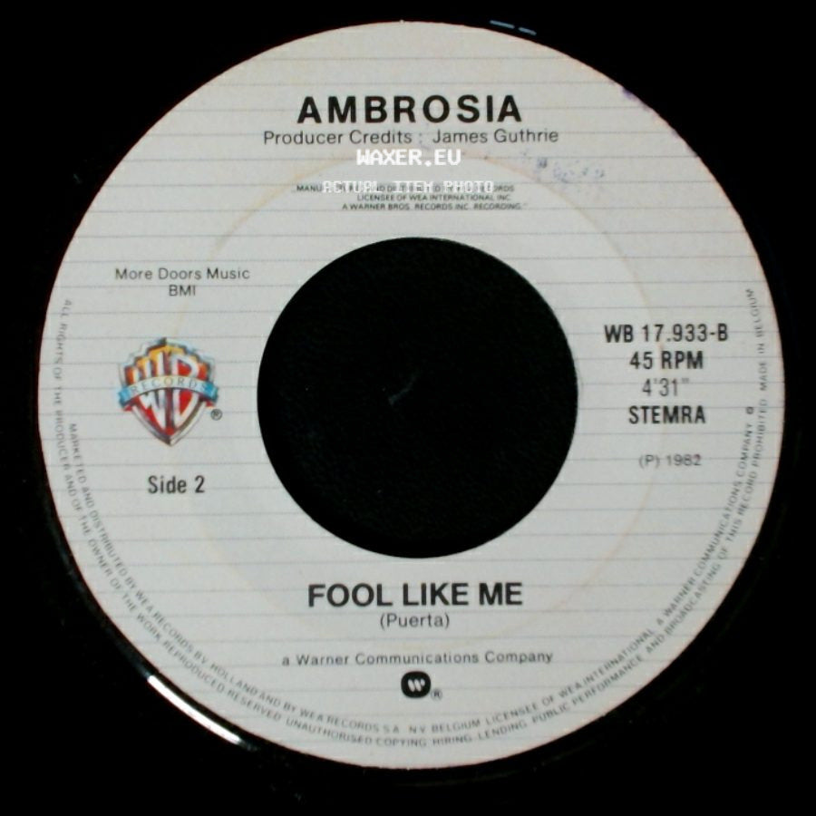 Ambrosia - How Can You Love Me / Fool Like Me side B