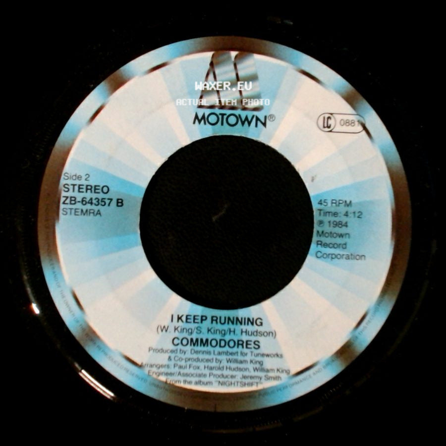 Commodores - Nightshift / I Keep Running side B