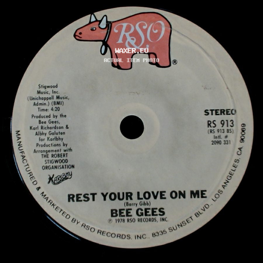 Bee Gees - Rest Your Love On Me / Too Much Heaven side A