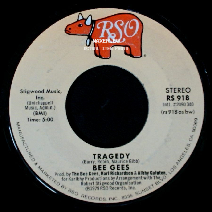 Bee Gees - Until / Tragedy side B