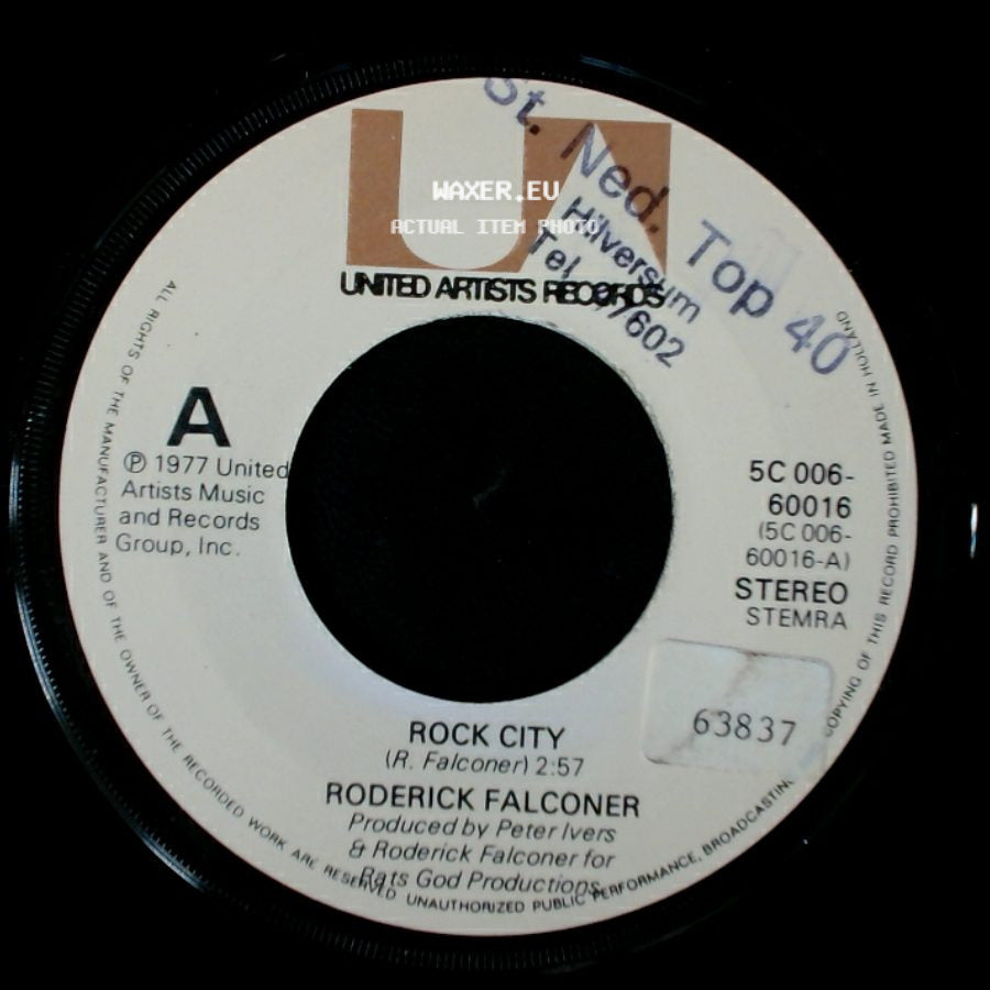 Roderick Falconer - Fame Is A Ball And Chain / Rock City side B