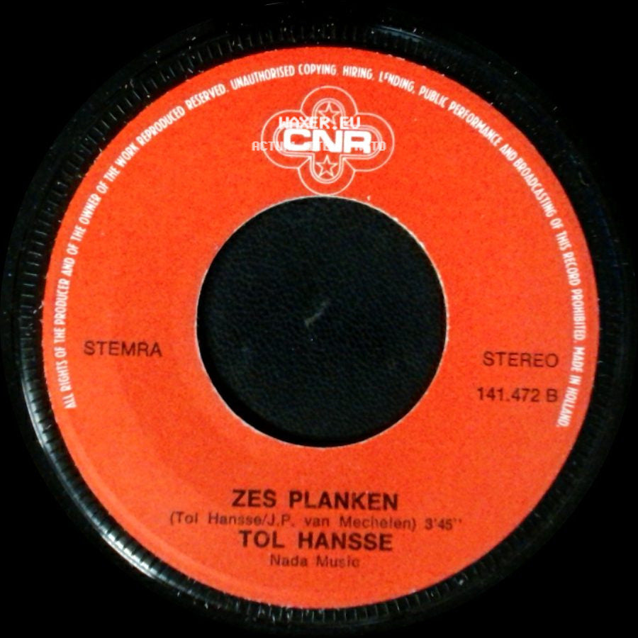 Tol Hansse - Zes Planken / Achter De Rhododenderon side A