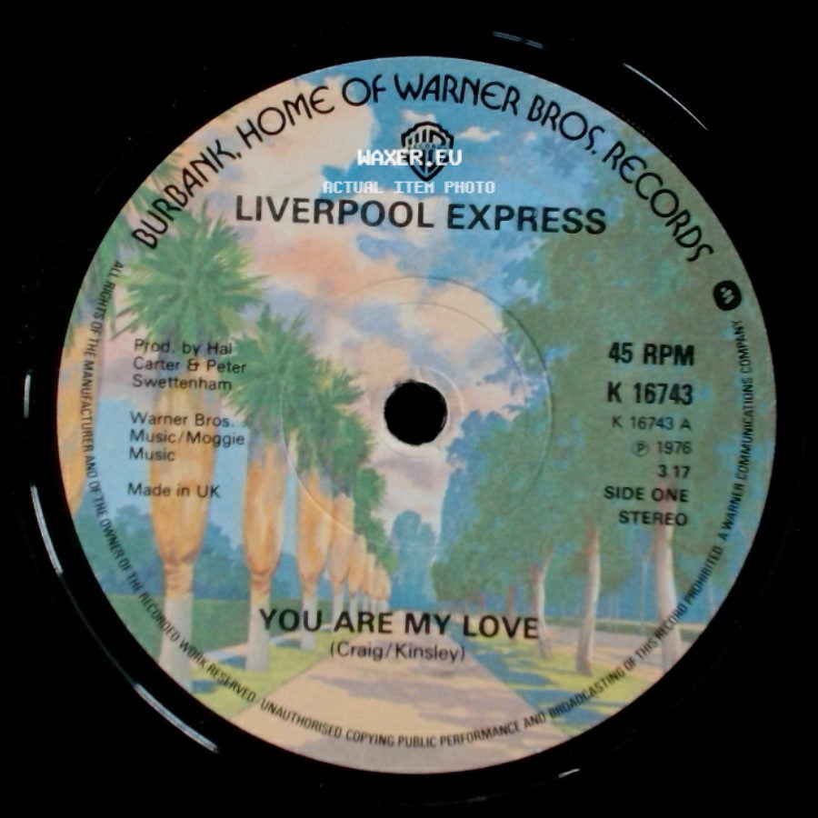 Liverpool Express - You Are My Love / Never Be The Same Boy side A