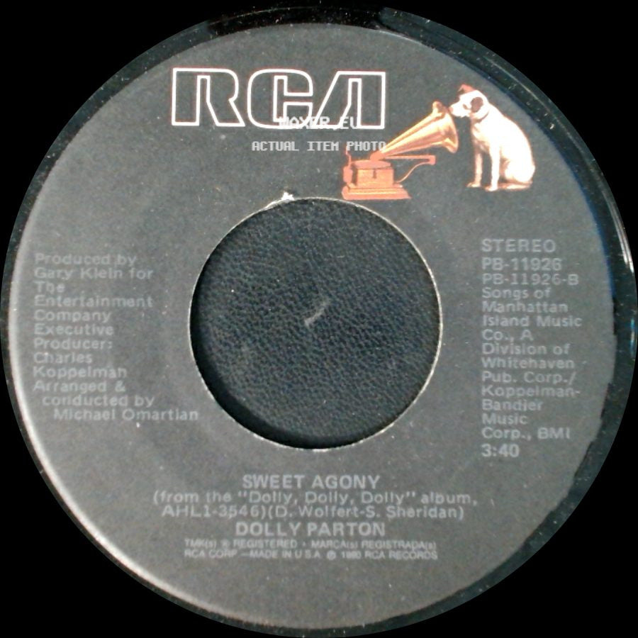 Dolly Parton - Sweet Agony / Starting Over Again side A
