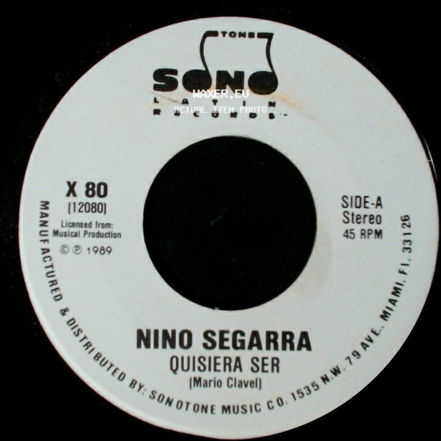 Nino Segarra - Quisiera Ser / Quisiera Ser side A