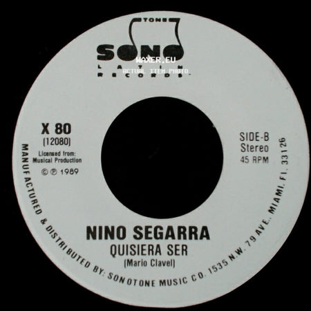 Nino Segarra - Quisiera Ser / Quisiera Ser side B