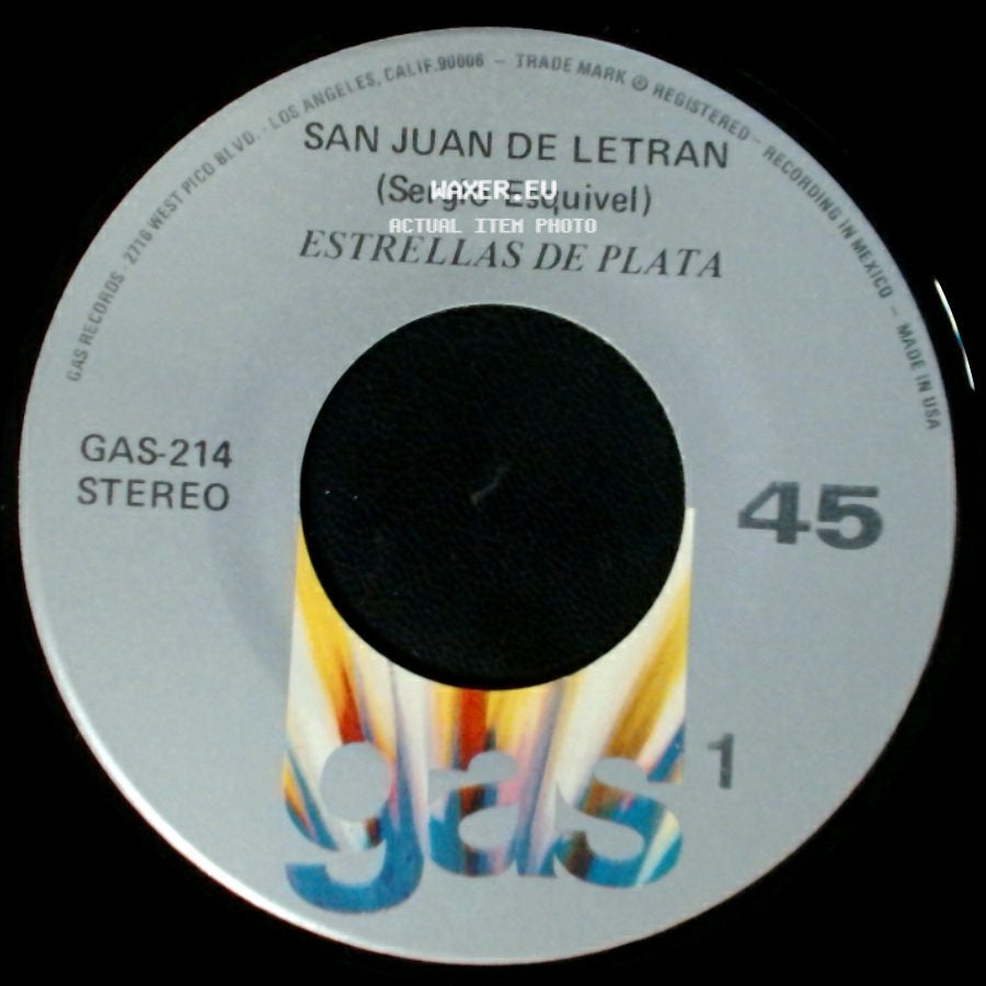 Estrellas De Plata / San Juan De Letran - Amaneceinco (Adolfo Echeverria) / Estrellas De Plata side B