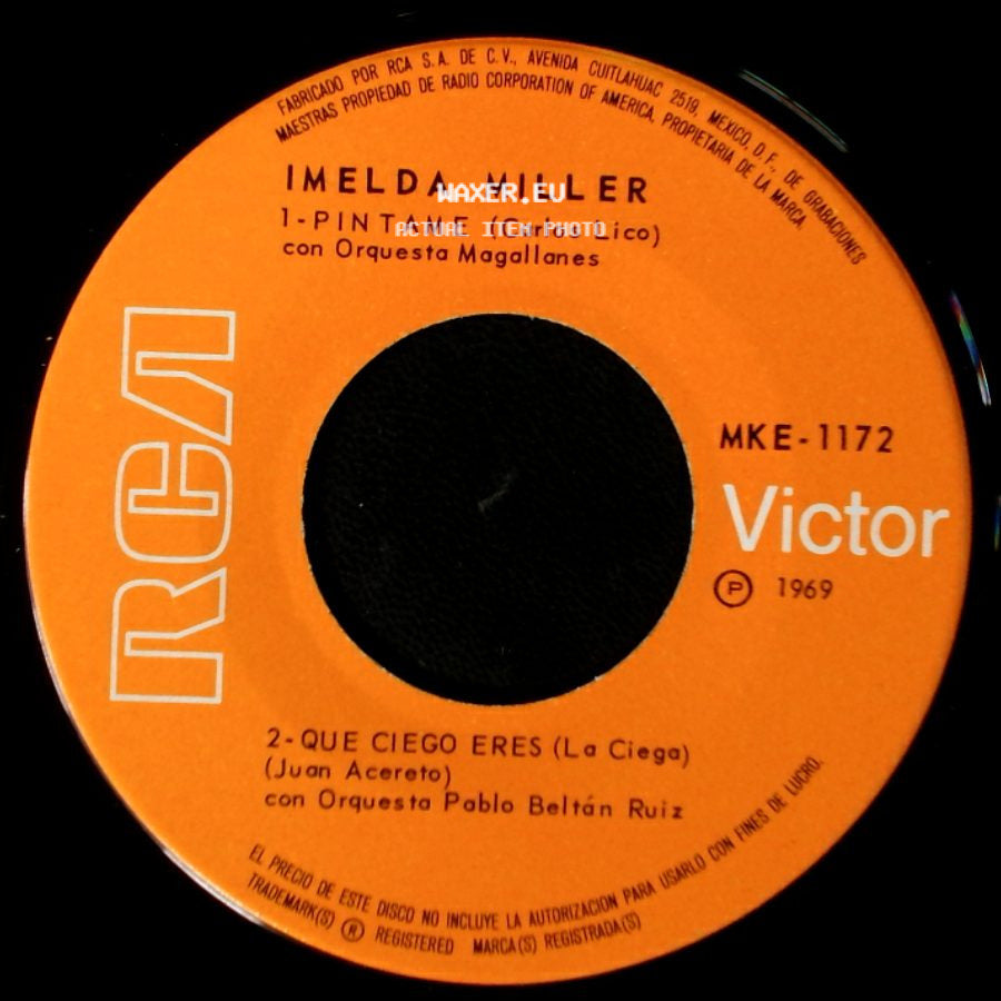Imelda Miller - Unknown Title A / 1-Pintame / 2-Que Ciego Eres (La Ciega) side B