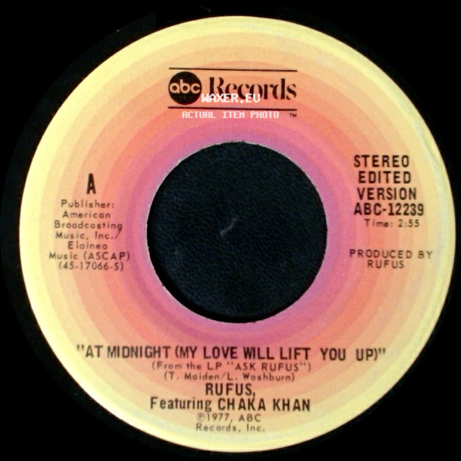 Rufus, Featuring Chaka Khan - Better Days / At Midnight (My Love Will Lift You Up) side B