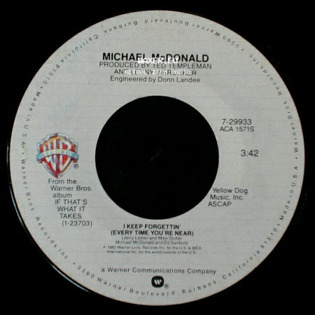 Michael Mcdonald - Losin' End / I Keep Forgettin' (Every Time You're Near) side B