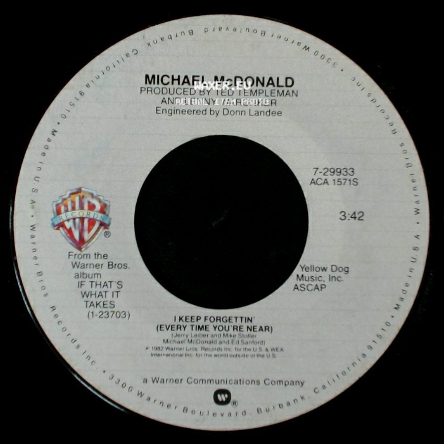 Michael Mcdonald - Losin' End / I Keep Forgettin' (Every Time You're Near) side B