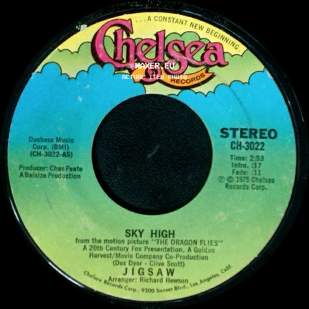 Jigsaw - Sky High / Brand New Love Affair side A