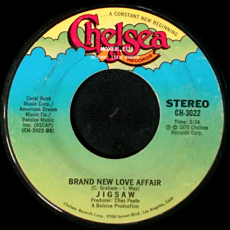 Jigsaw - Sky High / Brand New Love Affair side B