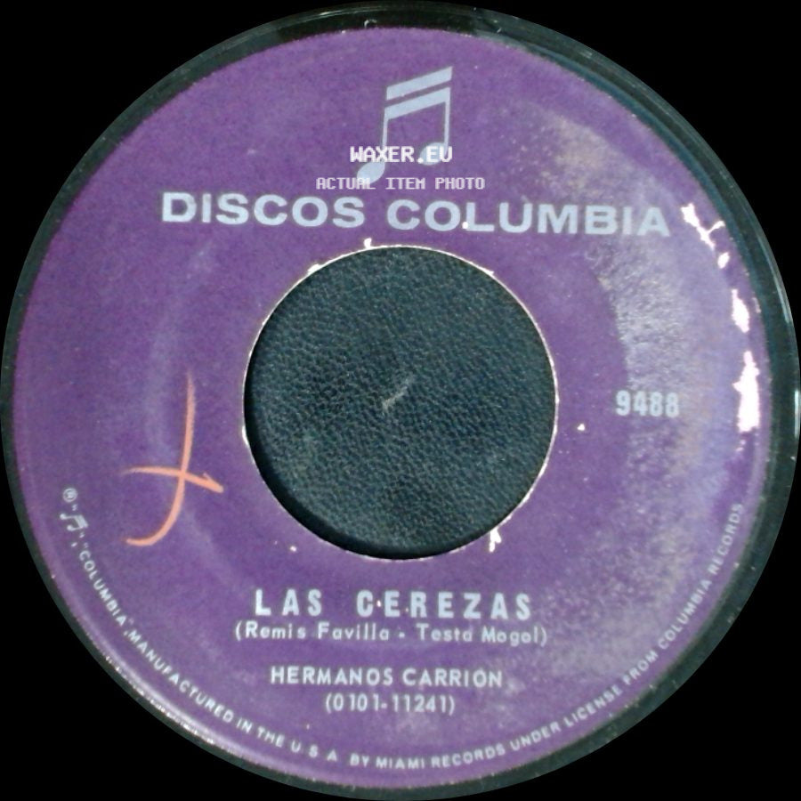 Hermanos Carrion - Las Sombras / Las Cerezas side B