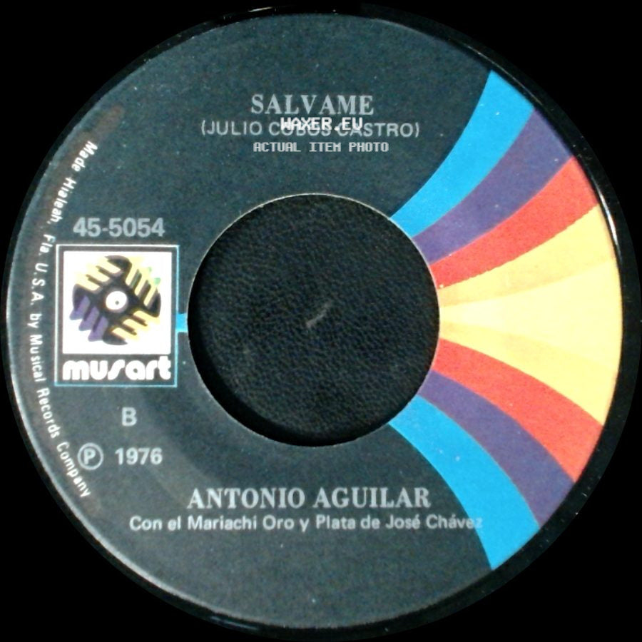 Antonio Aguilar - La Cruda / Salvame (Julio Cobos Castro) side B