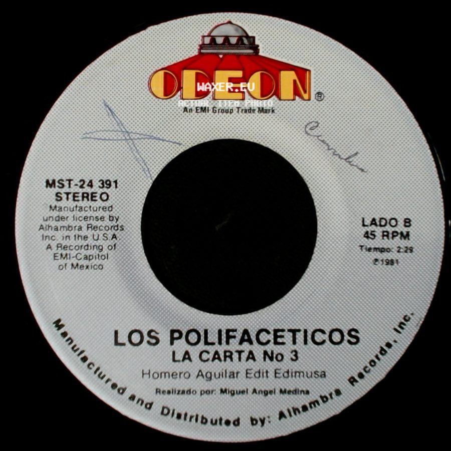 Los Polifaceticos - Te Quiero Y Me Haces Falta / La Carta No 3 side B
