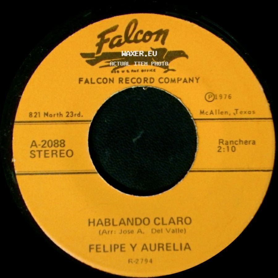 Felipe Y Aurelia - La Derota Del Granizo / Hablando Claro side B