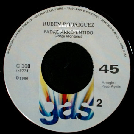 Ruben Rodriguez - Padre Arrepentido / Las Palabras side A