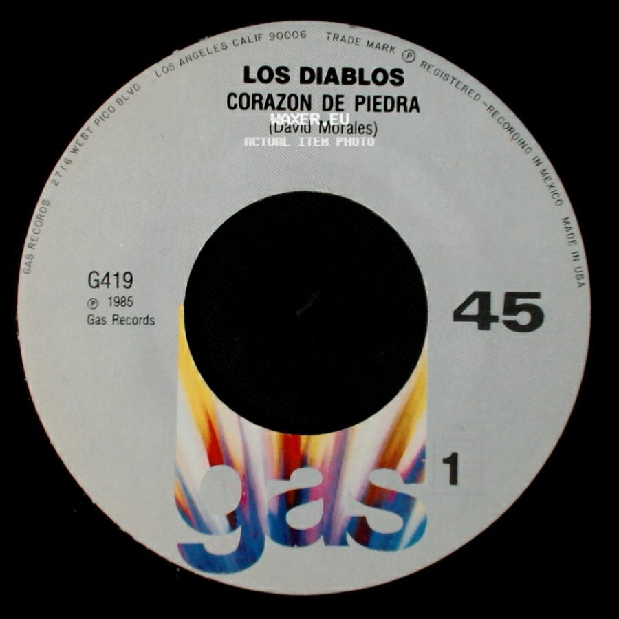 Los Diablos - Corazon De Piedra / Si Es Pecado Es Por Amor side A