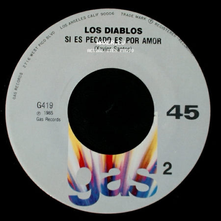 Los Diablos - Corazon De Piedra / Si Es Pecado Es Por Amor side B