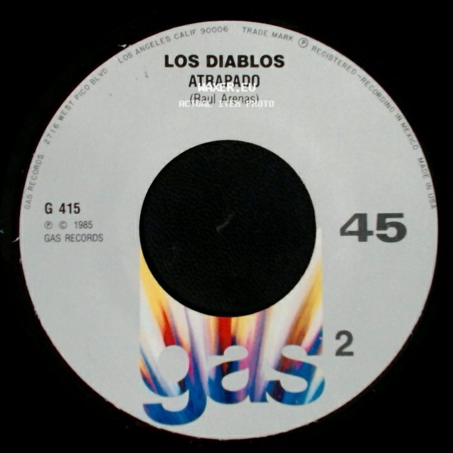 Los Diablos - Atrapado / No Te Vayas side A