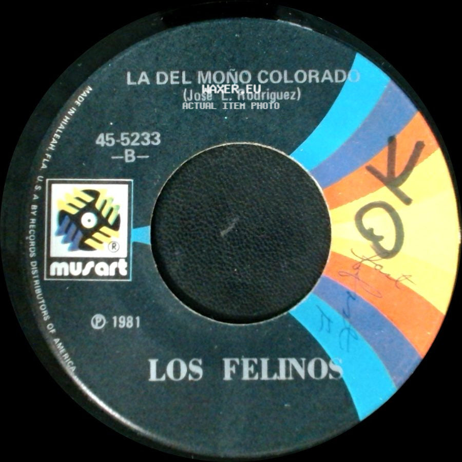 Los Felinos - La Del Moño Colorado / Hola Marylu / Hello Mary Lou side A