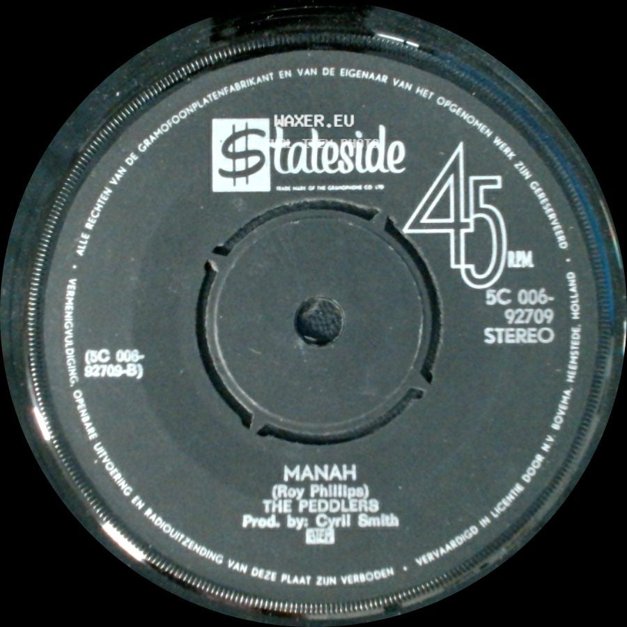 The Peddlers - Manah / Have You Ever Been To Georgia side A