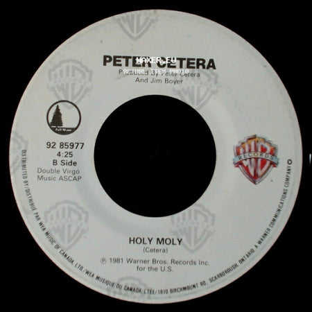 Peter Cetera W/Amy Grant / Peter Cetera - The Next Time I Fall / Holy Moly side B