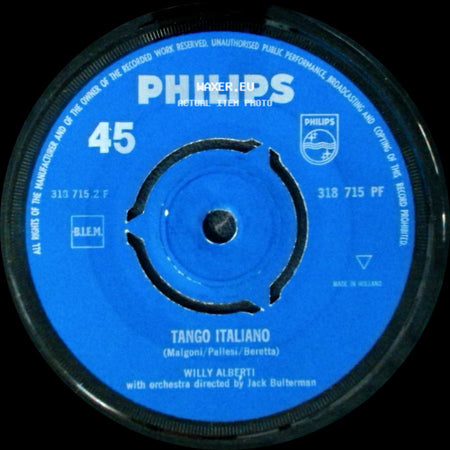 Willy Alberti - Tango Italiano / Gondoli, Gondola side A
