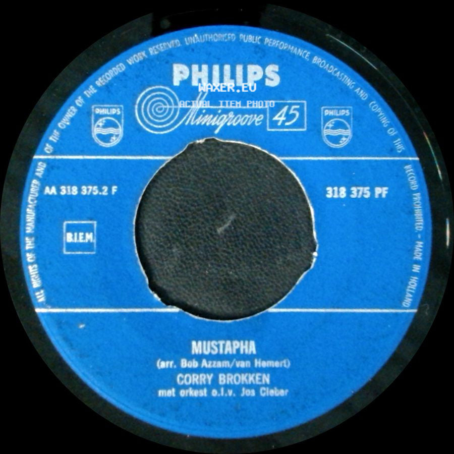Corry Brokken - Mustapha / Milord side A
