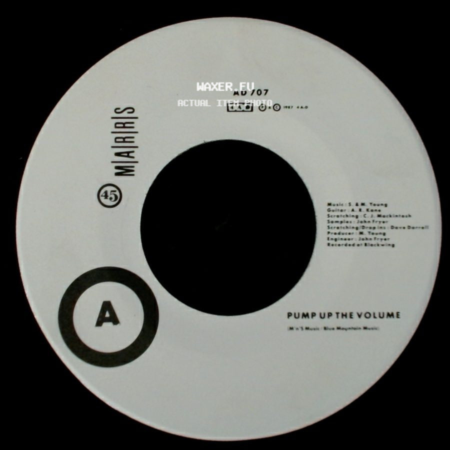Anitma / Mairis - (The First Time I See She Dance) / Pump Up The Volume side B