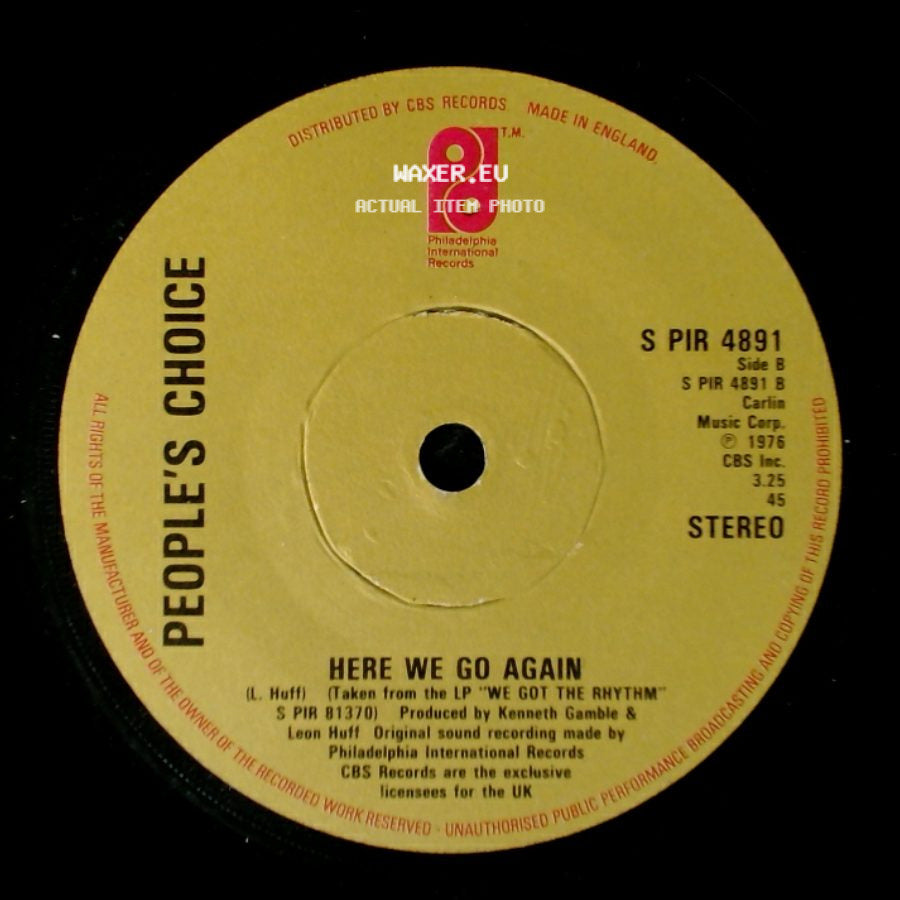 Unknown Artist - Do It Any Way You Wanna / Here We Go Again side B