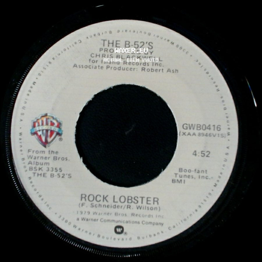 The B-52's - Rock Lobster / Private Idaho side A