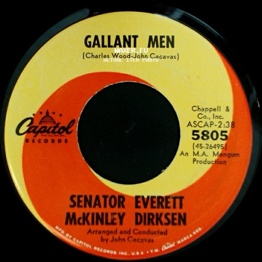 Senator Everett Mckinley Dirksen - The New Colossus (Statue Of Liberty) / Gallant Men side B