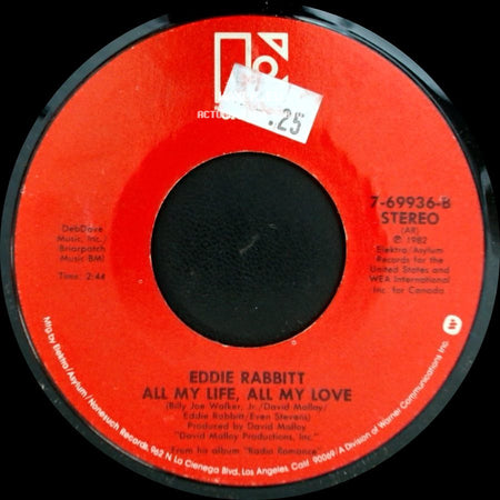 Eddie Rabbitt With Crystal Gayle / Eddie Rabbitt - You And I / All My Life, All My Love side B