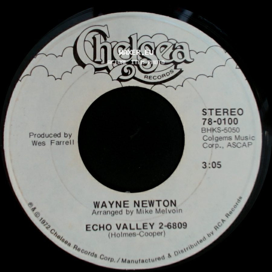 Wayne Newton - Echo Valley 2-6809 / Daddy Don't You Walk So Fast side A