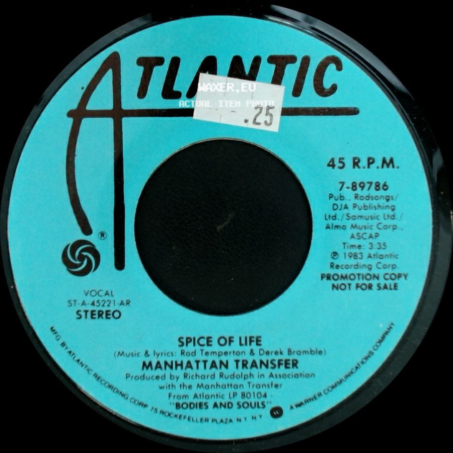 Manhattan Transfer - Spice Of Life / Spice Of Life side A