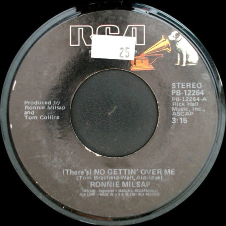 Ronnie Milsap - (There's) No Gettin' Over Me / I Live My Whole Life At Night side A