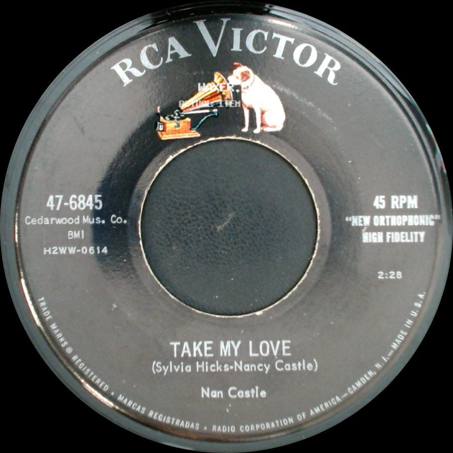 Nan Castle - Take My Love / Run Along, Junior side A