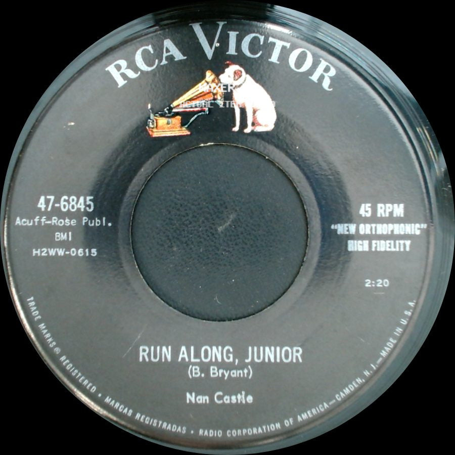 Nan Castle - Take My Love / Run Along, Junior side B