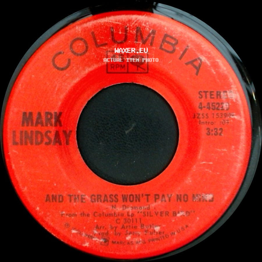 Mark Lindsay - And The Grass Won't Pay No Mind / Funny How Little Men Care side A