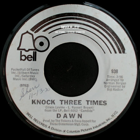 Dawn - Home / Knock Three Times side B