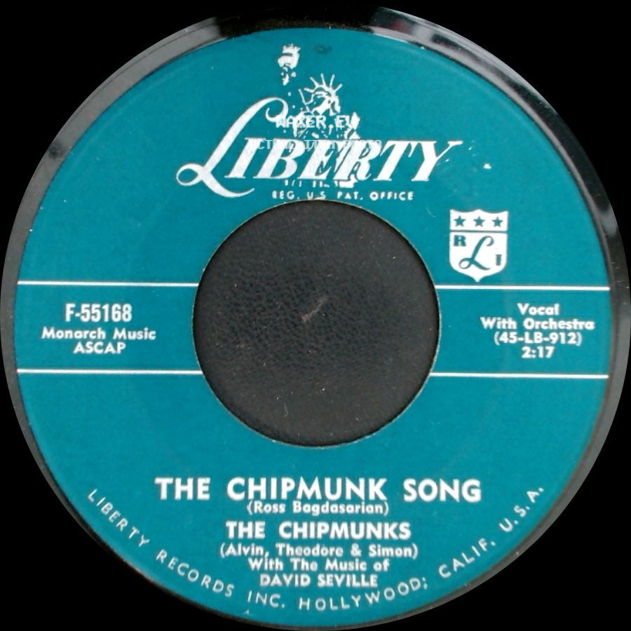 David Seville / The Chipmunks - Almost Good / The Chipmunk Song side B