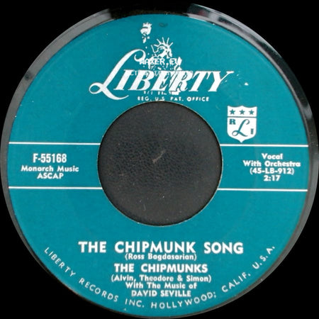 David Seville / The Chipmunks - Almost Good / The Chipmunk Song side B