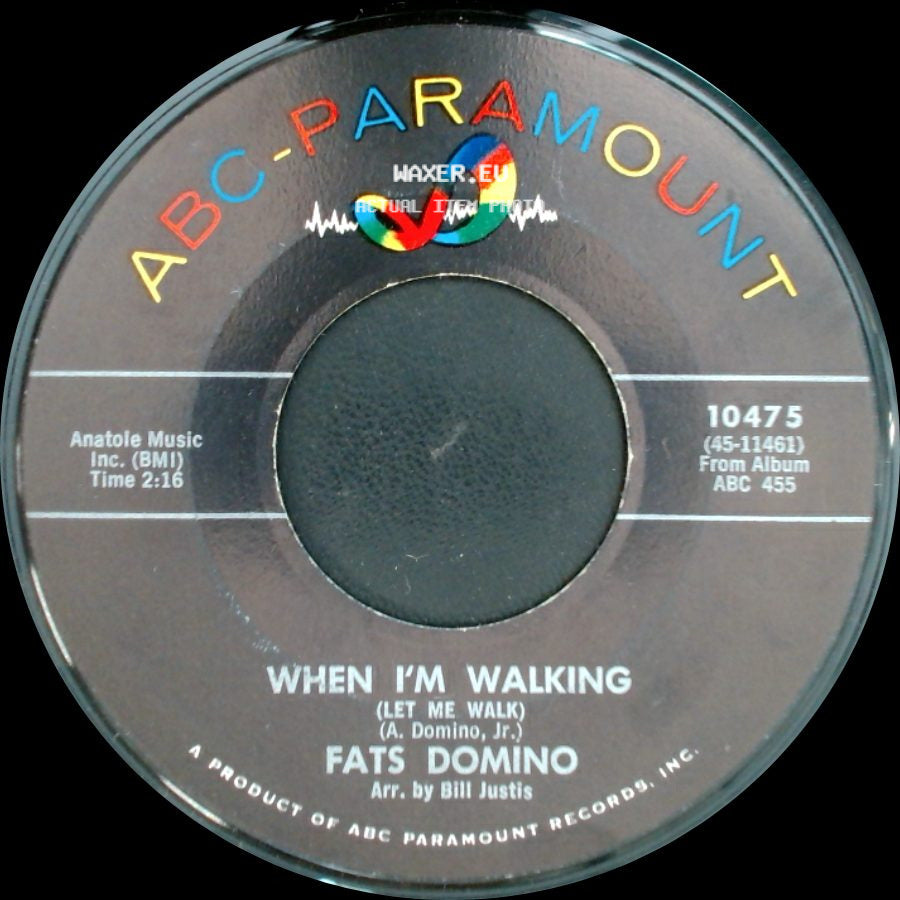 Fats Domino - I've Got A Right To Cry / When I'm Walking (Let Me Walk) side B